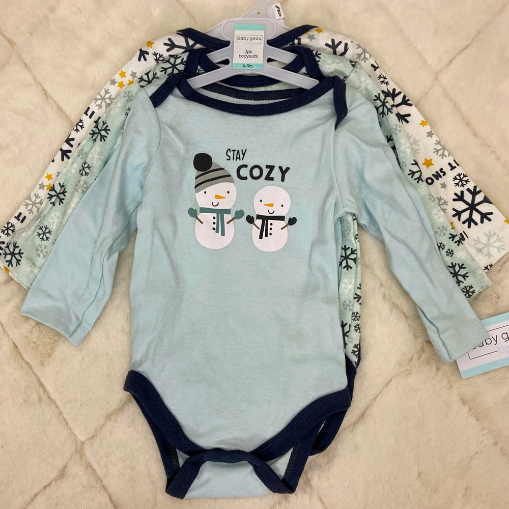 Baby Gear Cozy Snowman 3 Piece set
